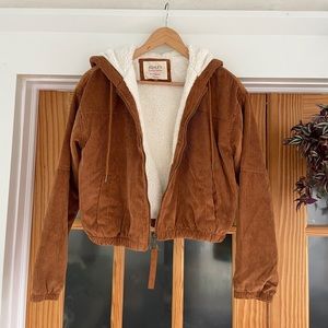 Cropped corduroy jacket